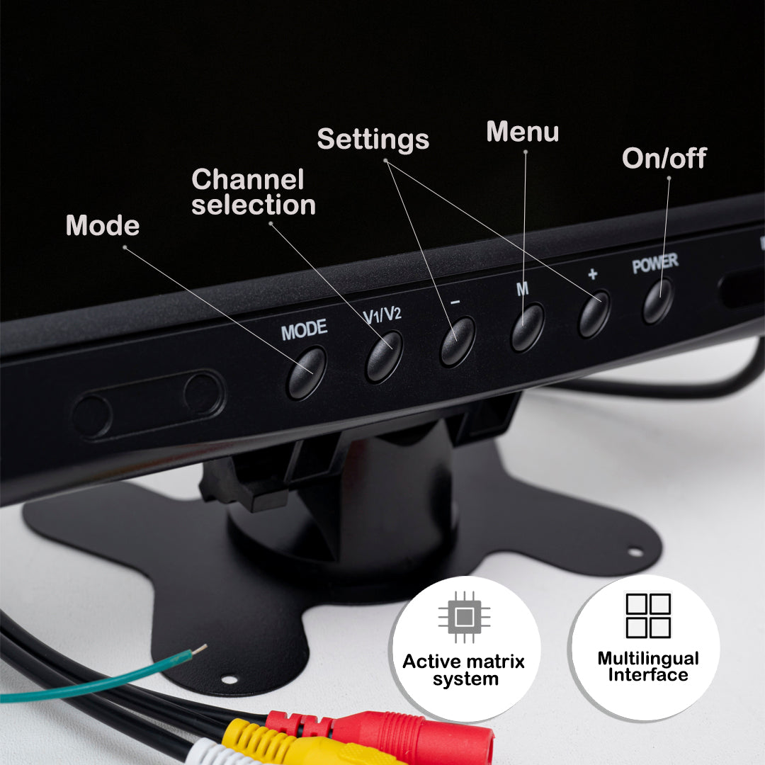 9-Inch HD Car Monitor DenyDan