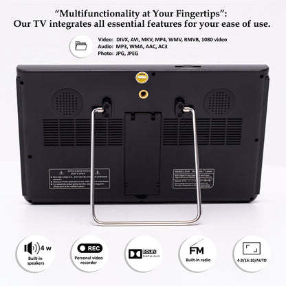 10-Inch Portable 2 in 1 TV & Monitor by DenyDan