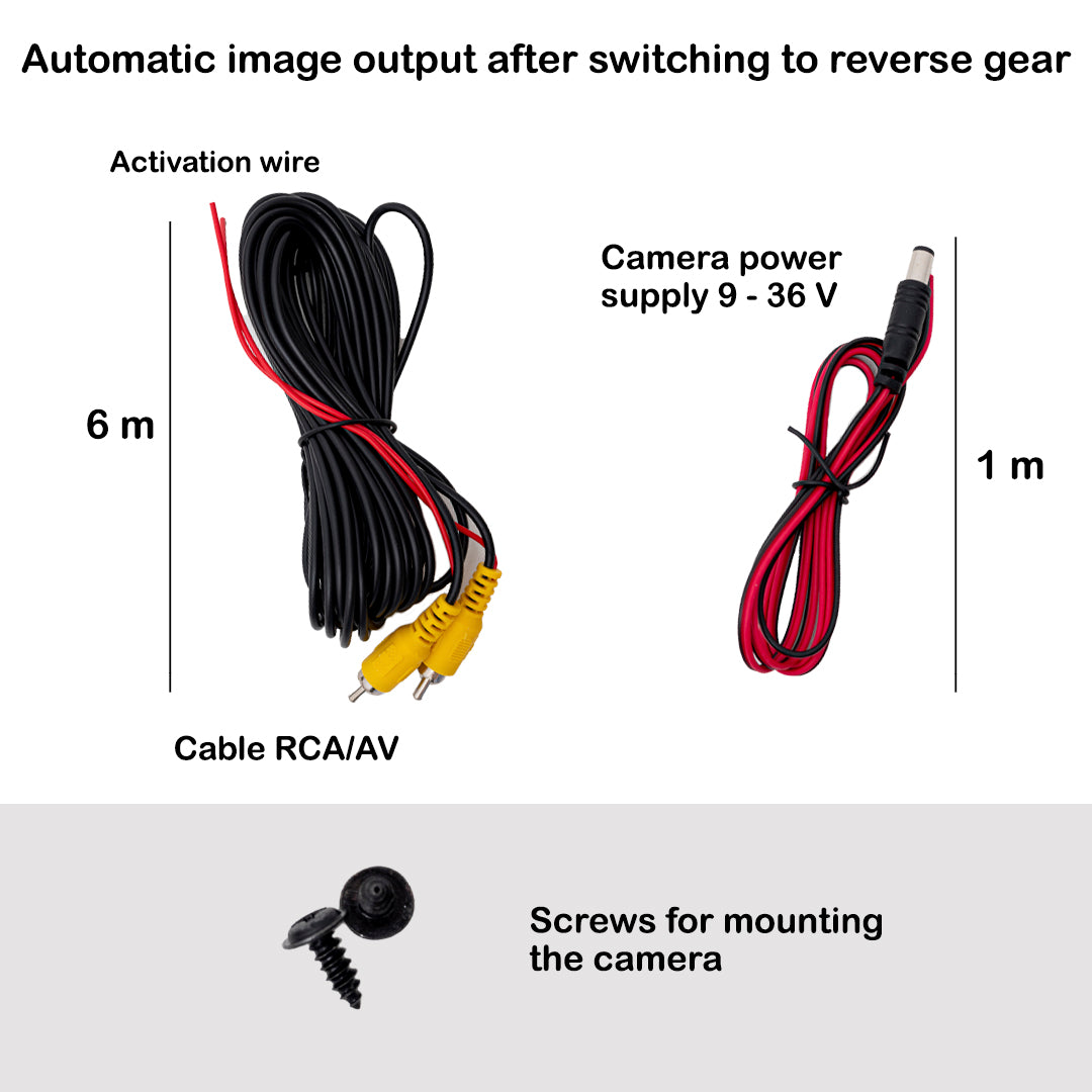 Waterproof Rear View Backup Camera DenyDan with Night Vision