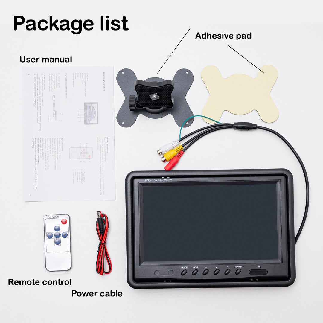 9-Inch HD Car Monitor DenyDan