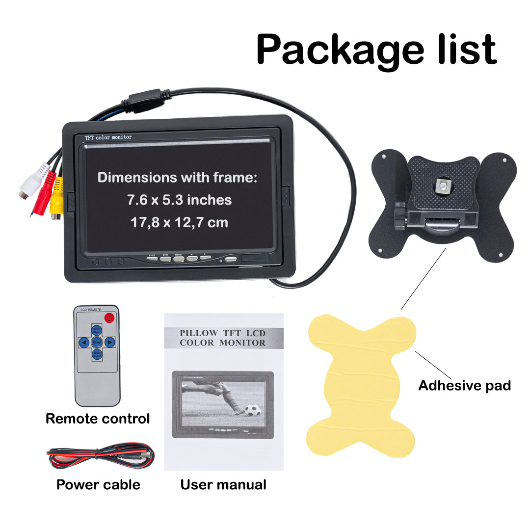 DenyDan 7-Inch HD Car Monitor
