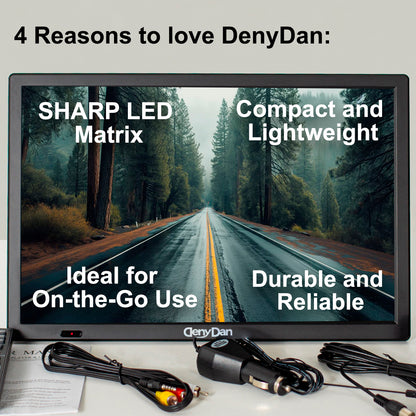 10-Inch Portable 2 in 1 TV & Monitor by DenyDan
